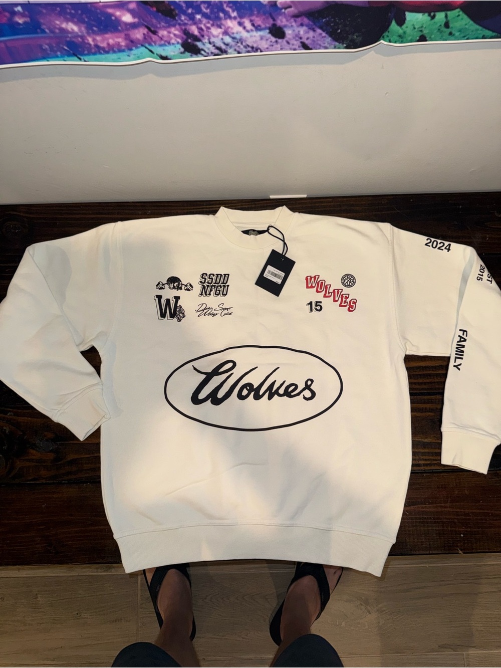 Darc Sport She Line Live Fast v2 London CreamCrewneck